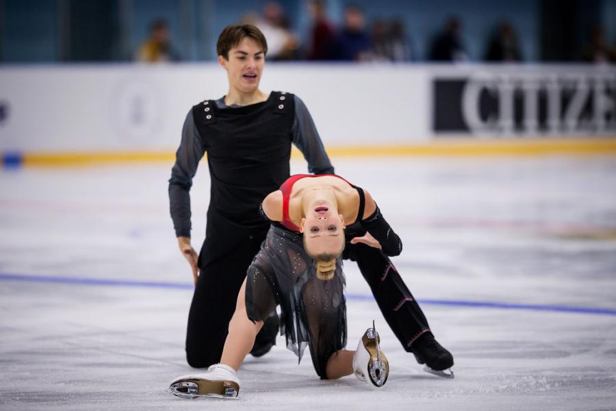 Arina Ushakova and Maxim Nekrasov (RUS) | 2018 ©International Skating Union (ISU)