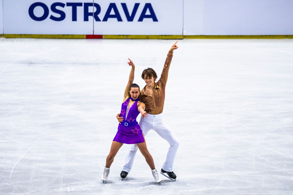 Katerina WolfkostinDmitry Tsarevski ISU Junior Grand Prix of Figure Skating   Ostrava 2024 ISU 2169781573