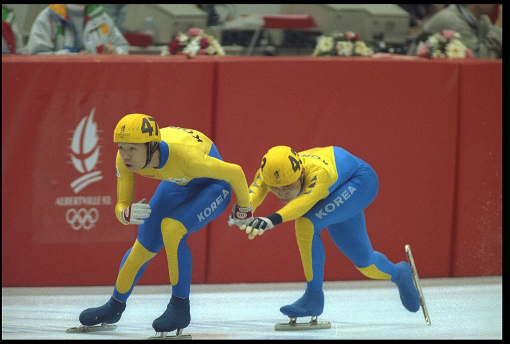 Team Korea 1992 Olympic Winter Games Albertville GettyImages 1240880