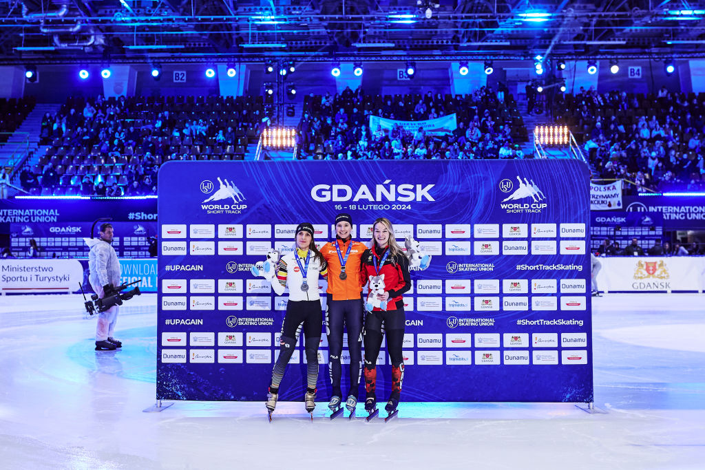 Womens 500m 1 podium ST World Cup Gdansk