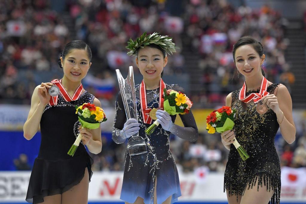 GP JPN Medallists Ladies