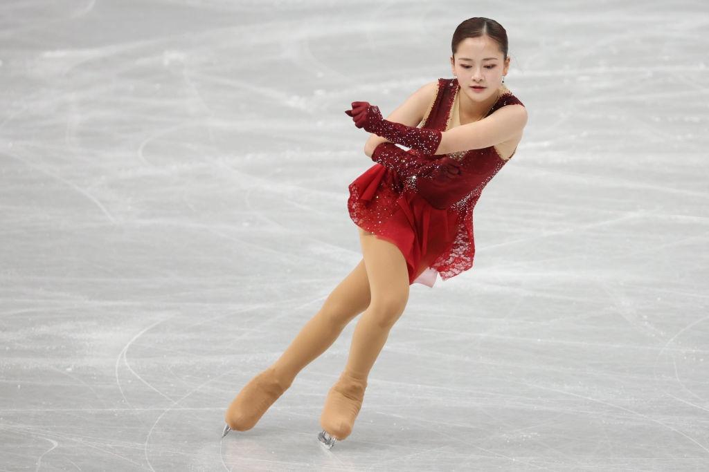 Rinka Watanabe 90th All Japan Figure Skating Championships 2021 ©Getty Images 1360795673