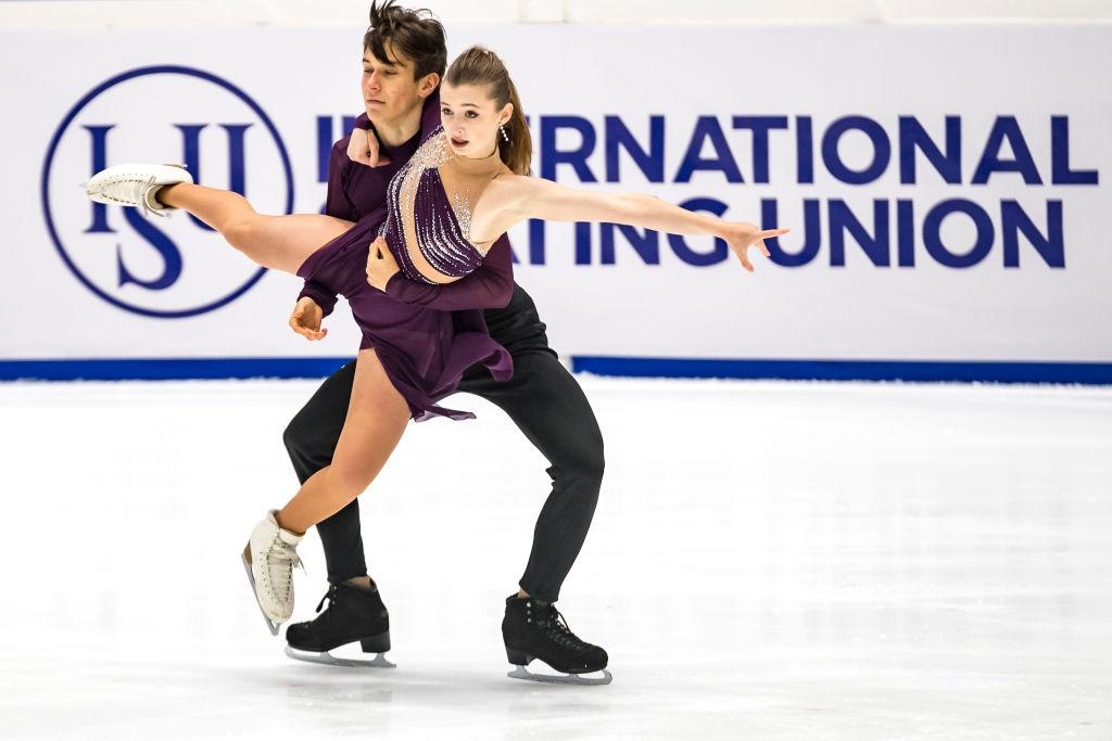 6Arina Klimova and Filip Bojanowski of Poland JGP POL 2021International Skating Union ISU 1235650105