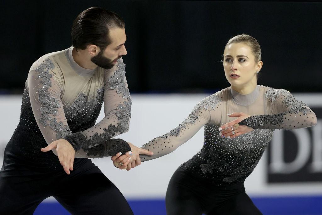 Ashley Cain Gribble and Timothy Leduc USA GettyImage 1350292209