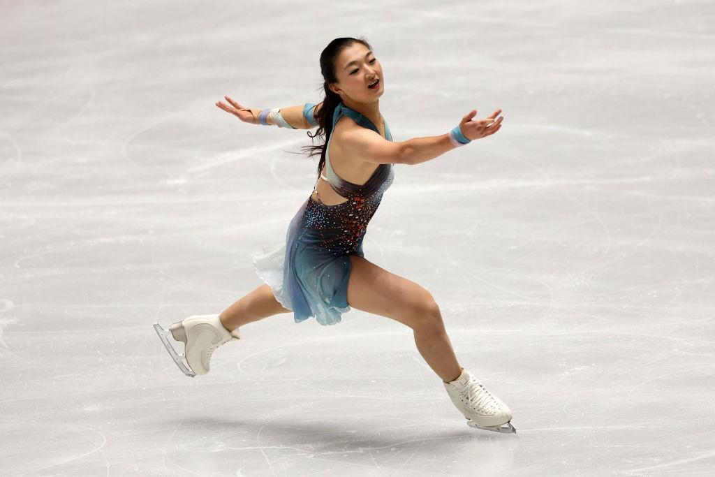 Kaori Sakamoto NHK Trophy Day One