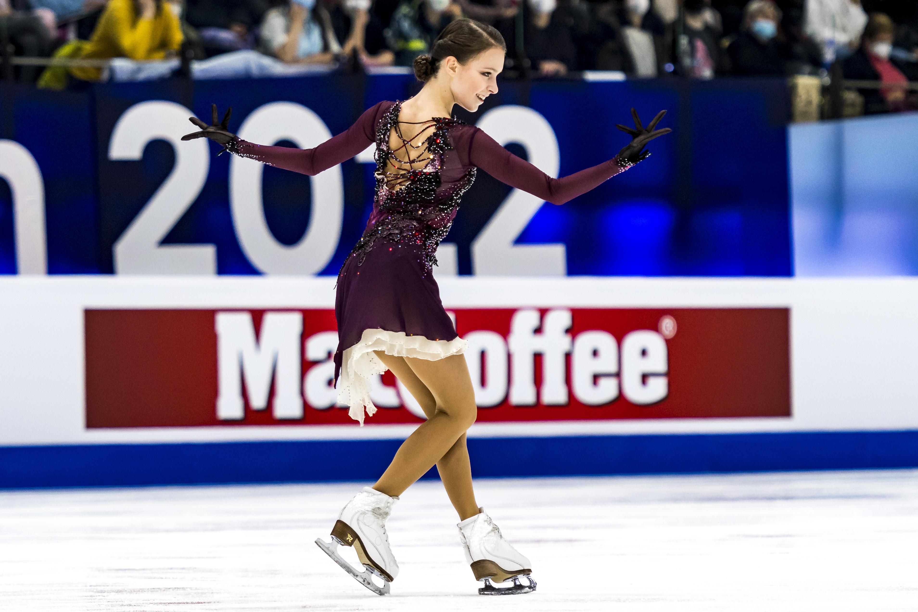 Anna Shcherbakova EFSC 2022©International Skating Union