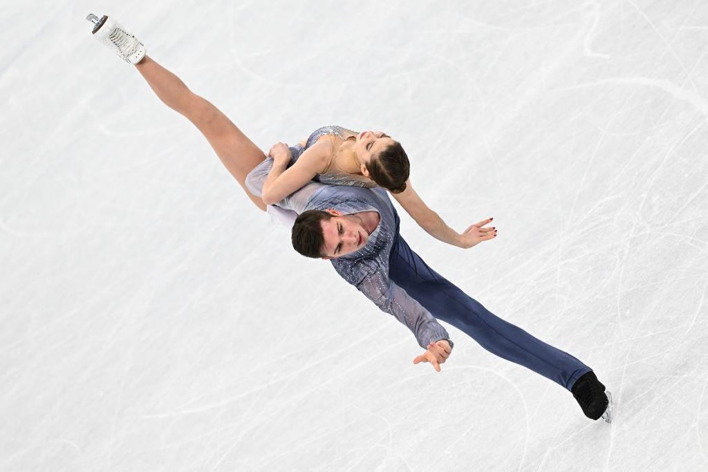 Anastasia Mishina, Aleksandr Galliamov Figure Skating Beijing 2022 OWG ©AFP 1238614095