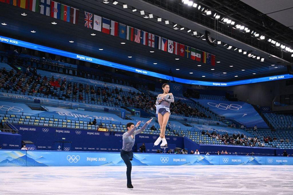 Cheng Peng, Yang Jin Figure Skating Beijing 2022 OWG ©Getty 1238588486