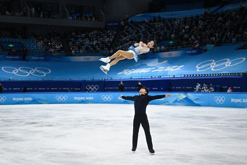 Wenjing Sui, Cong Han Figure Skating Beijing 2022 OWG ©AFP 1238616951