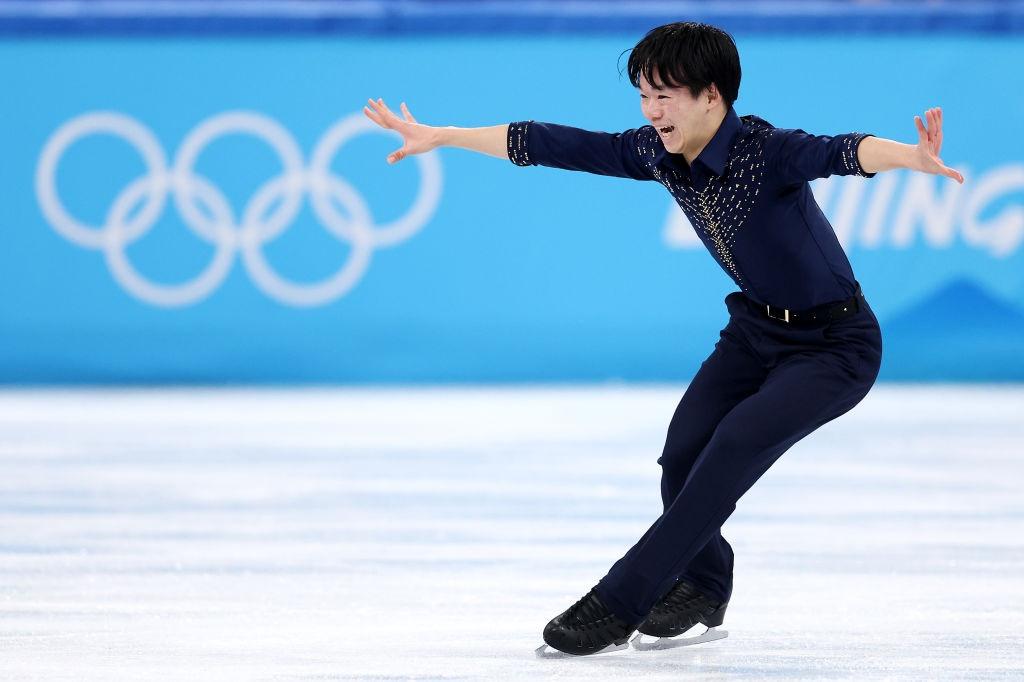 Yuma Kagiyama Figure Skating Men SP Beijing 2022 OWG ©Getty Images 1369259325