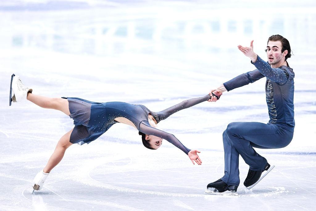 Karina Safina  Luka Berulava World Figure Skating Championships Montpellier 2022 @ISU 1387345885