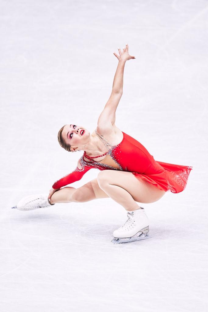 Loena Hendrickx ISU World Figure Skating Championships Montpellier 2022 @ ISU 1387302797 (1)