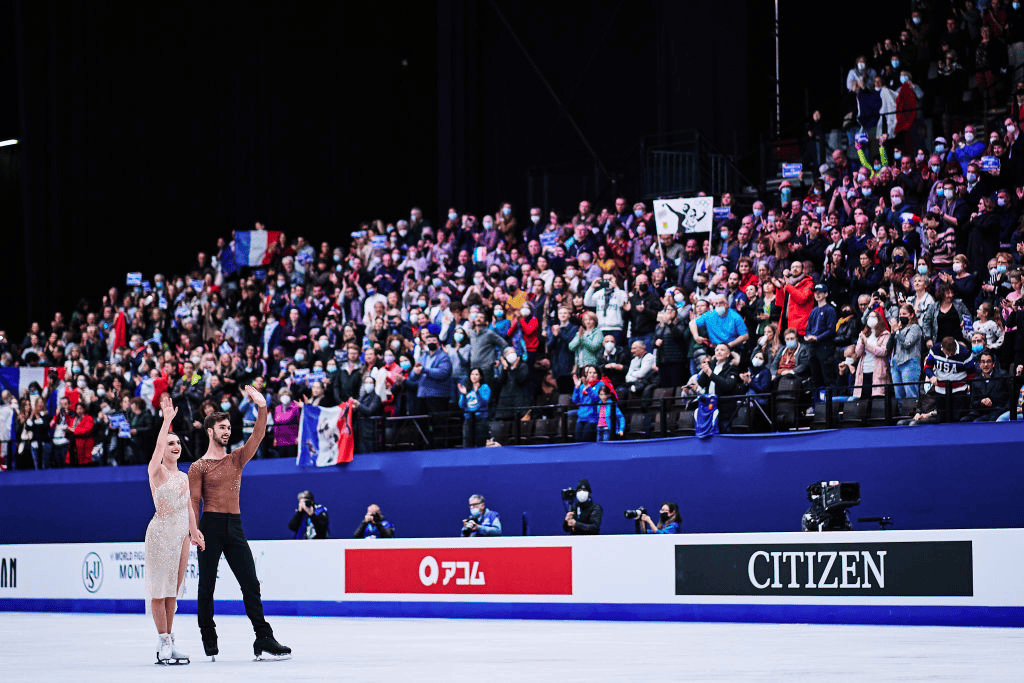 Gabriella Papadakis and Guillaume Cizeron (FRA) ISU World Figure Skating Championships 2022 Montpellier (FRA) @ISU 1387875354