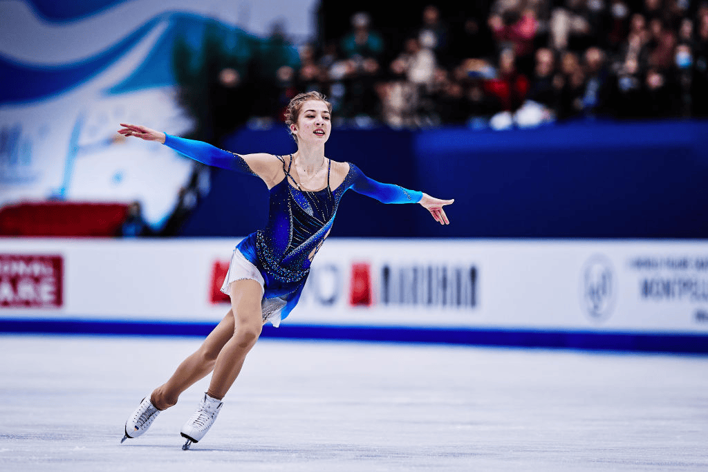 Olga Mikutina (AUT) ISU World Figure Skating Championships 2022 Montpellier (FRA) ISU 1387798040