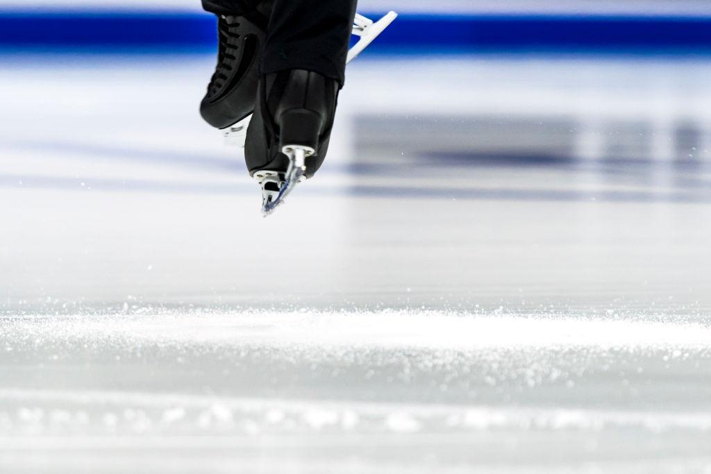 Ice and skate details ISU European Figure Skating Championships 2022 Tallinn (EST) GettyImages 1237727767