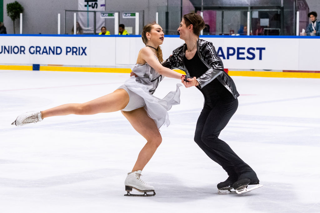 Irina Pidgaina Artem Koval ISU Junior Grand Prix of Figure Skating   Budapest 2023  ISU 1684422280