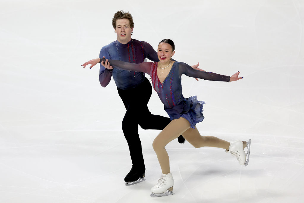 Isabelle Martins and Ryan Bedard USA Skate America Day 1