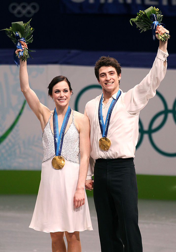 Tessa Virtue and Scott Moir (CAN) gold medal 2010 Vancouver (CAN) GettyImages 96971913