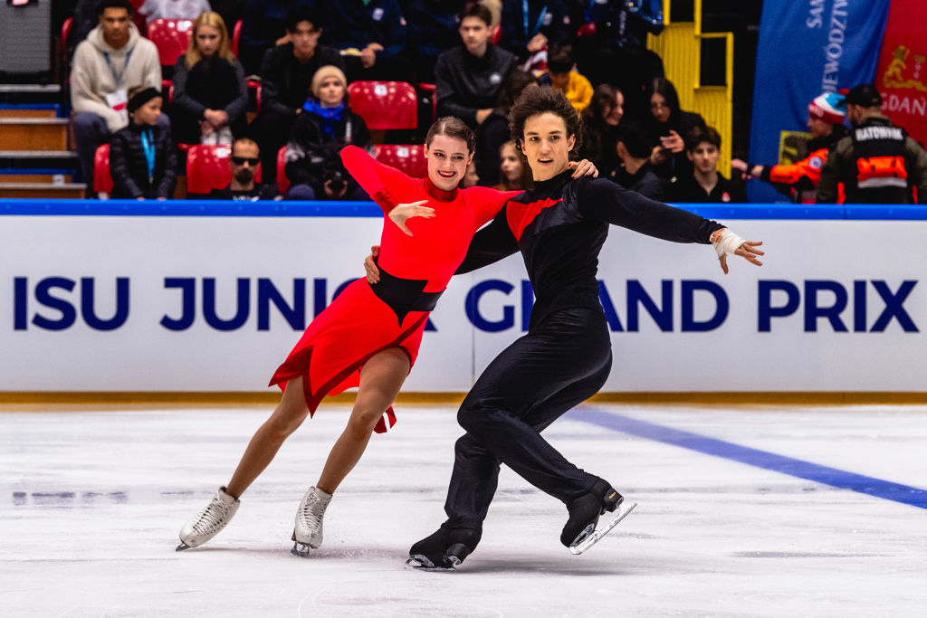 Darya Grimm and Michail Savitskiy ISU Junior Grand Prix of Figure Skating   Gdansk 2023 ISU  1698713769