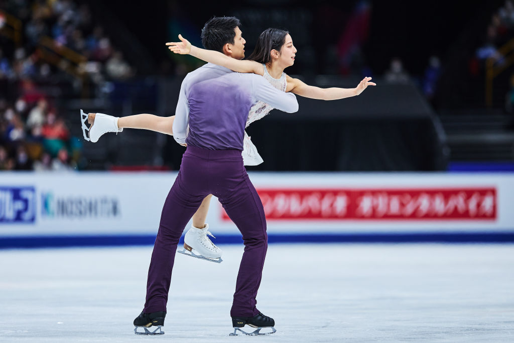 Riku Miura and Ryuichi Kihara (JPN) ISU World Figure Skating Championships 2023 Saitama (JPN) ISU 1475449384 (1)