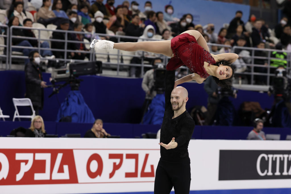 Kam/O'Shea (USA) at the Four Continents Championships in Shanghai (CHN)