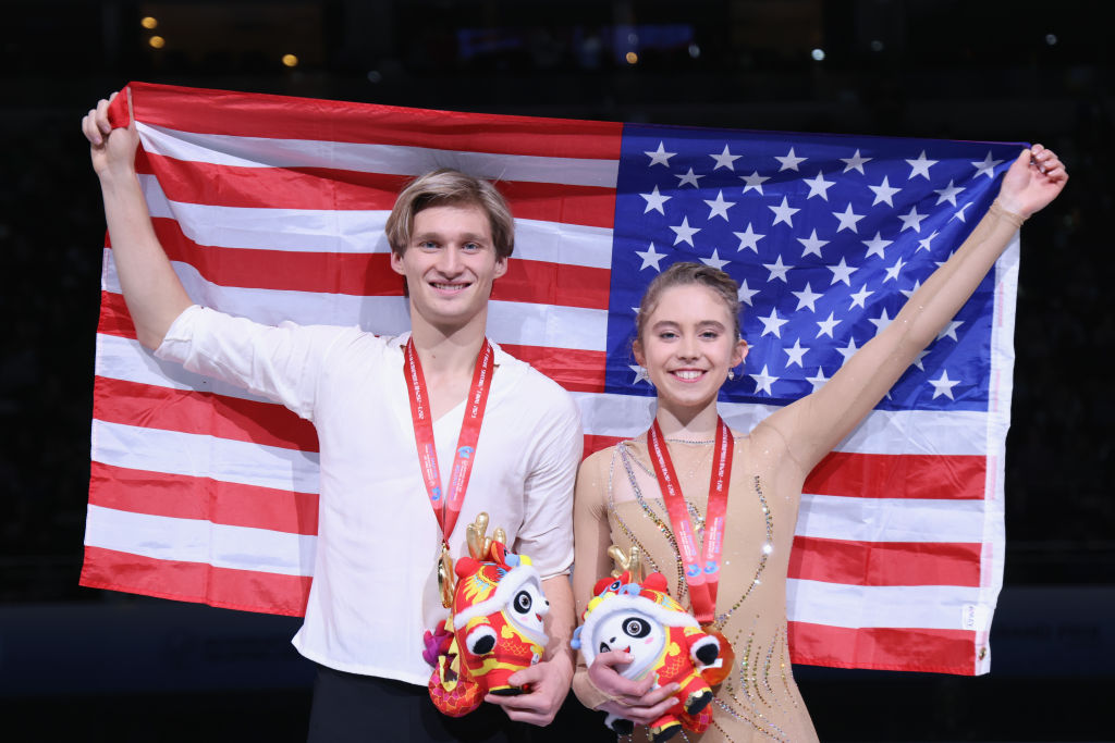 Leah Neset and Artem Markelov (USA)  ISU Grand Prix of Figure Skating Final 2023 Beijing (CHN) ISU 1842134154