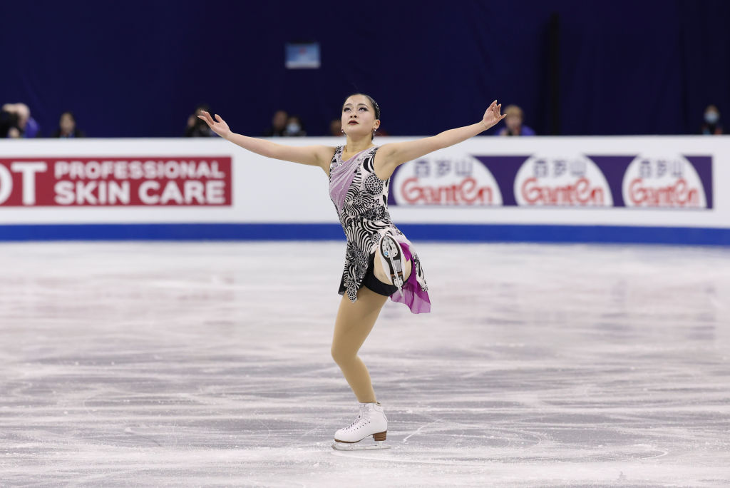 Rinka Watanabe (JPN) at the Four Continents Championships in Shanghai (CHN)