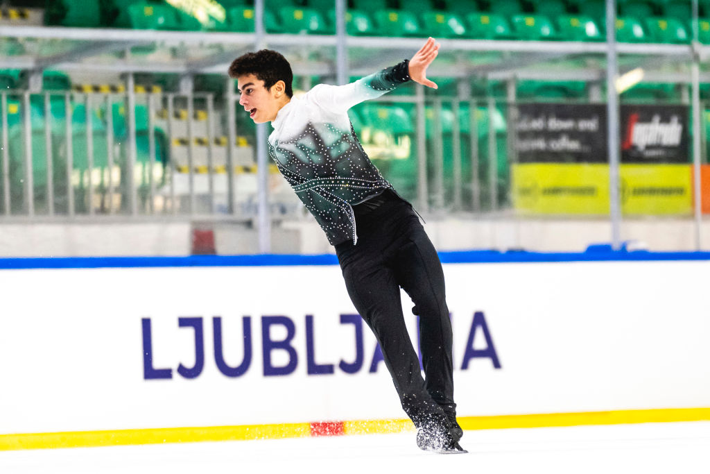 Jacob Sanchez (USA) ISU Junior Grand Prix Ljubljana (SLGettyImages 2175863899