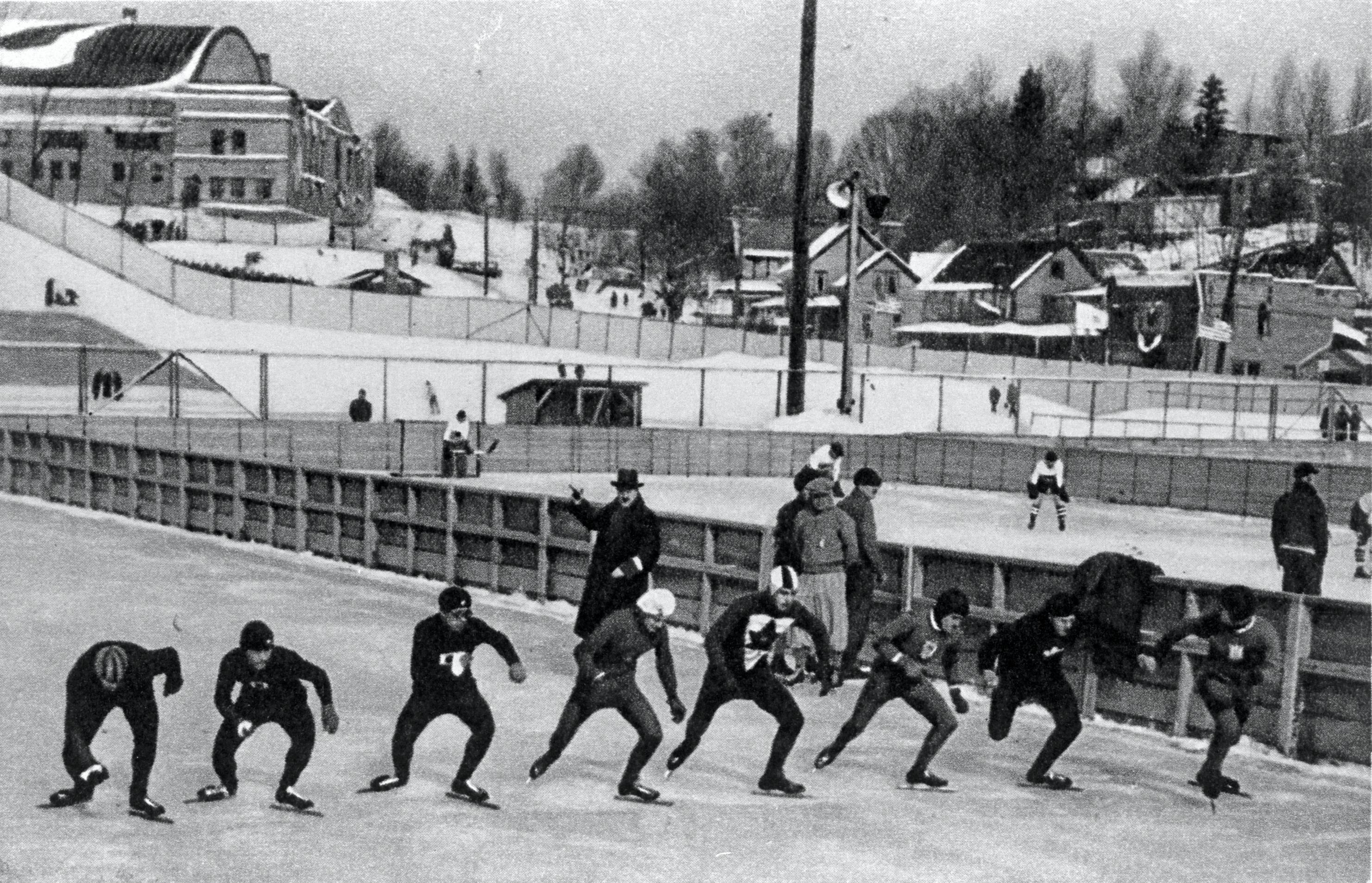 Speed Skating 1932 Comite International Olympique