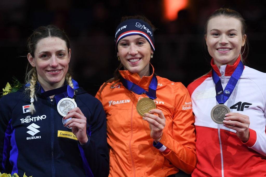 women 500m podium EuroDebrecen 1201887673