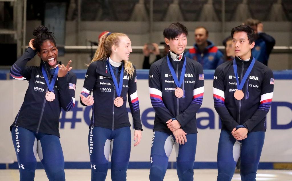 Team USA Mixed Gender 3000m WCSTSS 2019 International Skating Union ISU 1128712695