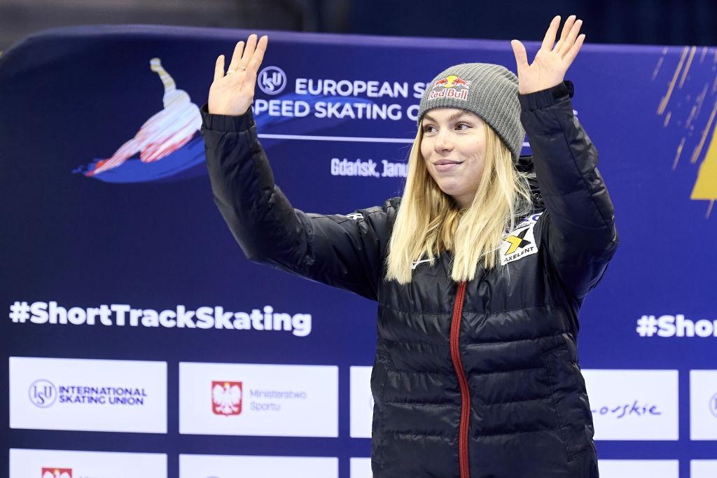 Anna Seidel GER wins 1500m silver medal ESTSS 2021International Skating Union ISU 1230747800