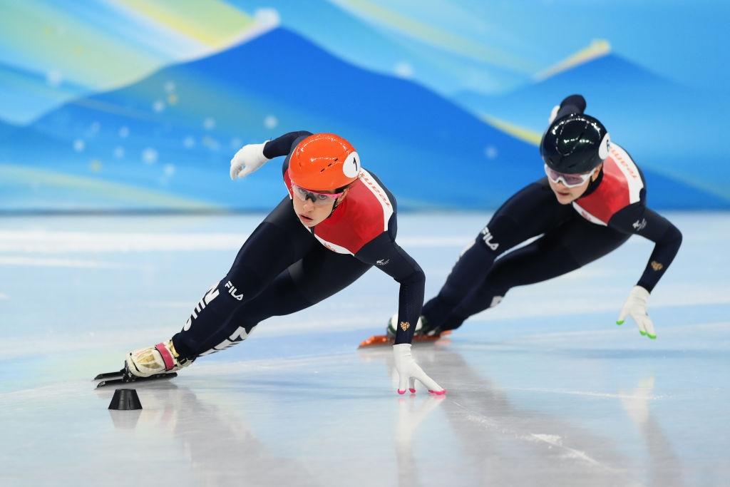 Suzanne Schulting Xandra Velzeboer Short Track Beijing 2022 OWG©Getty Images 1369926482