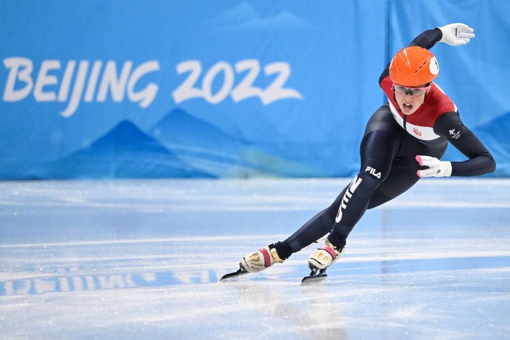 Suzanne Schulting Short Track Beijing 2022 OWG ©AFP 1238266833