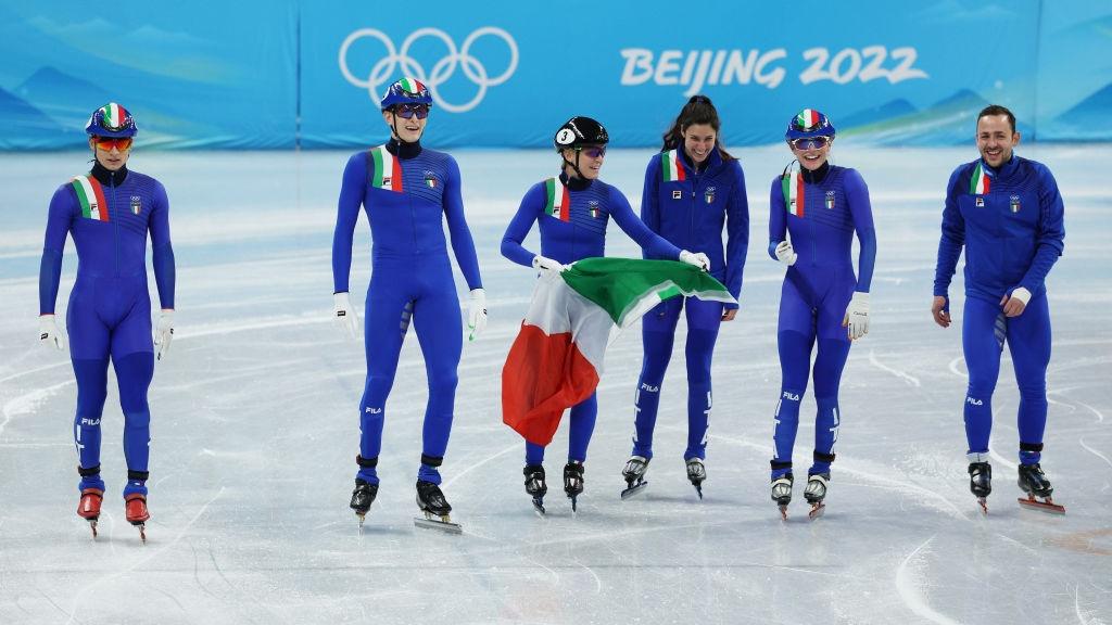 Team Italy Mixed Team Relay Beijing 2022 GettyImages 1368770892
