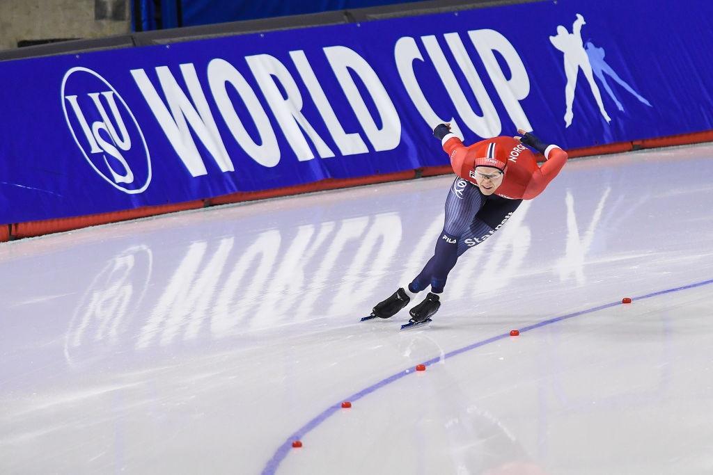 Håvard Holmefjord Lorentzen ISU World Cup Speed Skating Calgary 2021©International Skating Union 1358657830