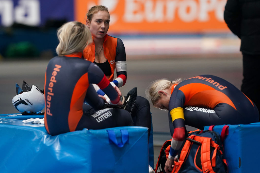 Netherlands following disqualification from Team Pursuit