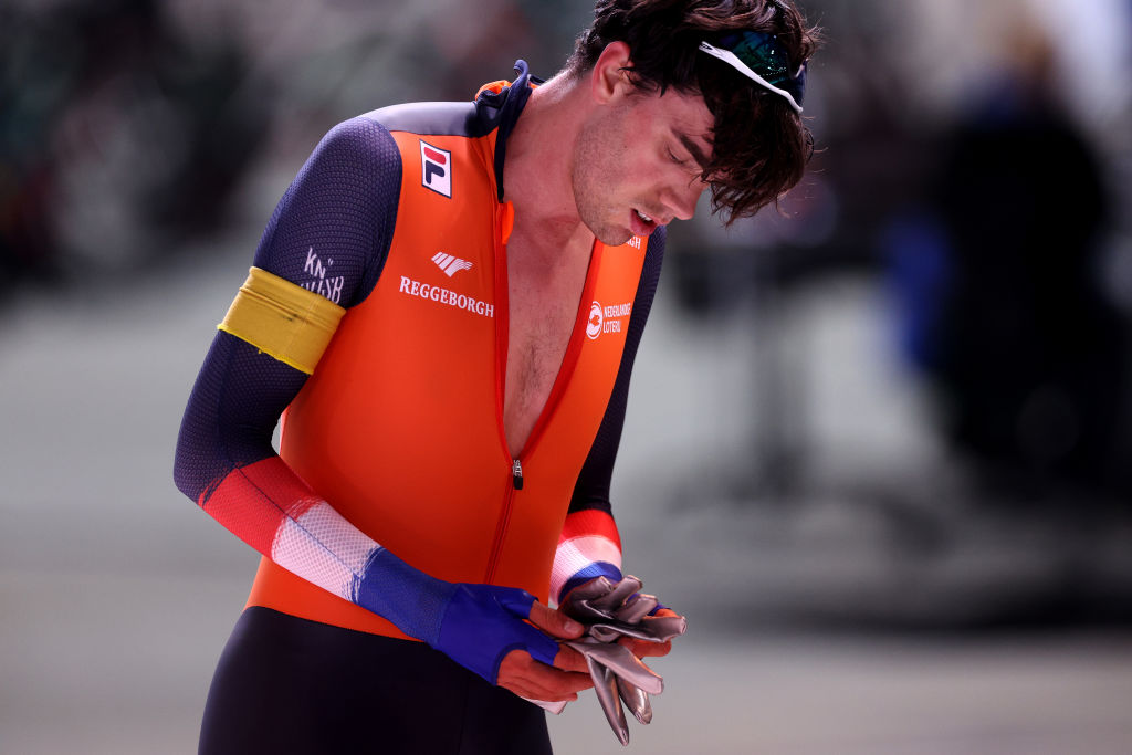 Patrick Roest (NED) after the 10000m in Stavanger