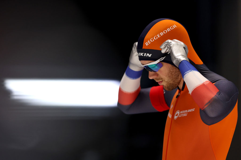 Patrick Roest (NED) in the 5000m