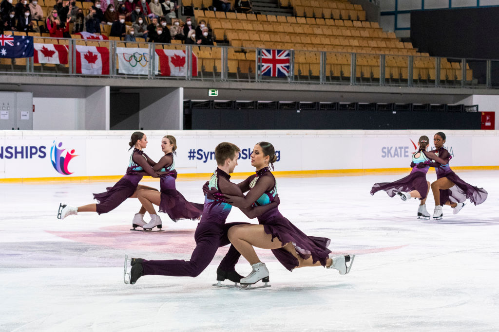 Team Les Supremes ISU World Junior Synchronized Skating Championships Innsbruck 2022©ISU 1239333269