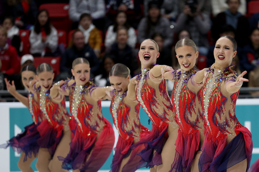 Rockettes FIN at the ISU World Synchronised Skating Championships in Lake Placid