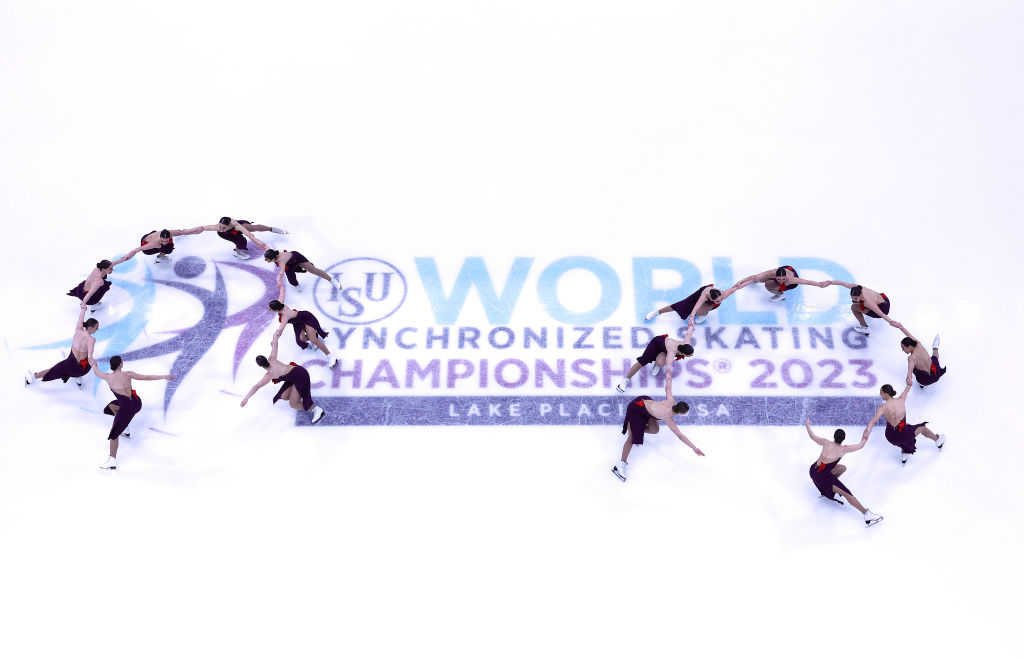 Team Les Supremes (CAN) 2023 ISU World Synchronized Skating Championships Lake Placid (USA)