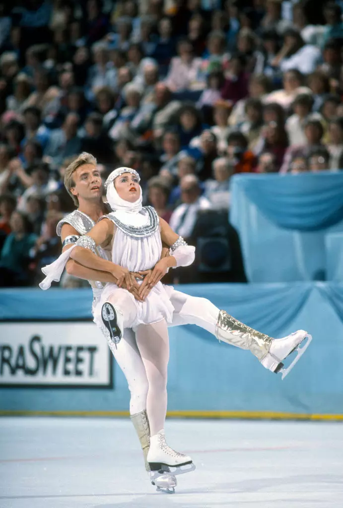 Jayne Torvill Christopher Dean GBR WOG 1985 Getty Images 644122320