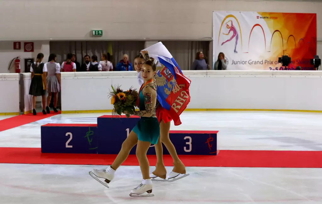 14 Anna Frolova and Ksenia Sinitsyna RUS JGPFS ITA 2019 International Skating Union ISU 1179224765