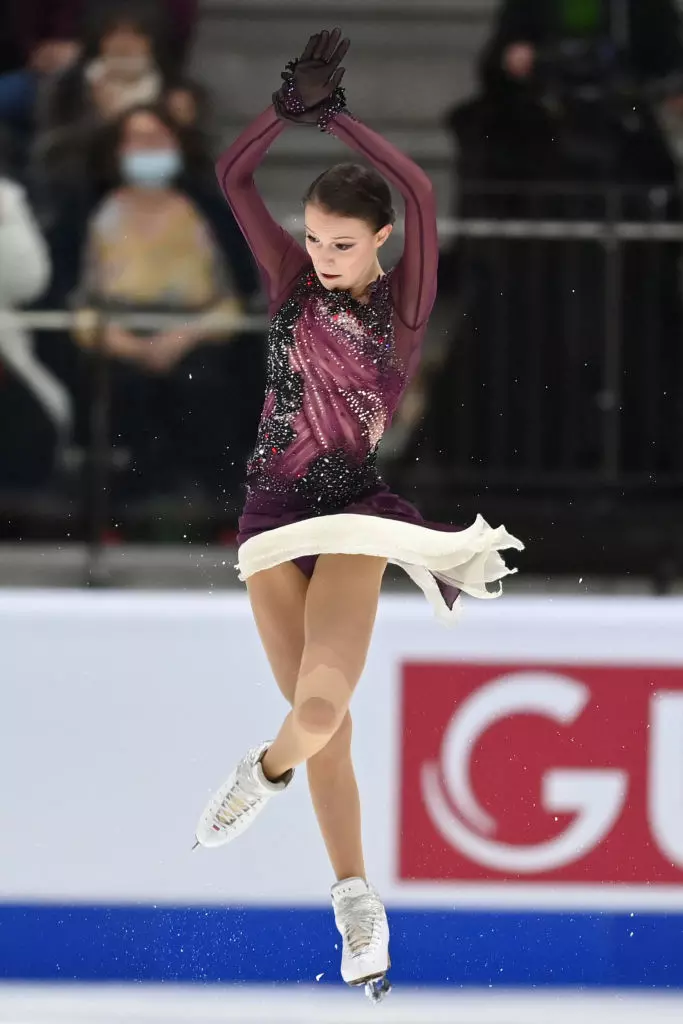 Anna Shcherbakova European Figure Skating Championship 2022©AFP 1237748900