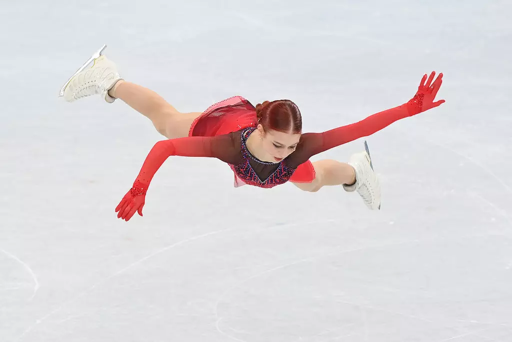 Alexandra Trusova Figure Skating Beijing OWG 2022©Getty Images 1370711353