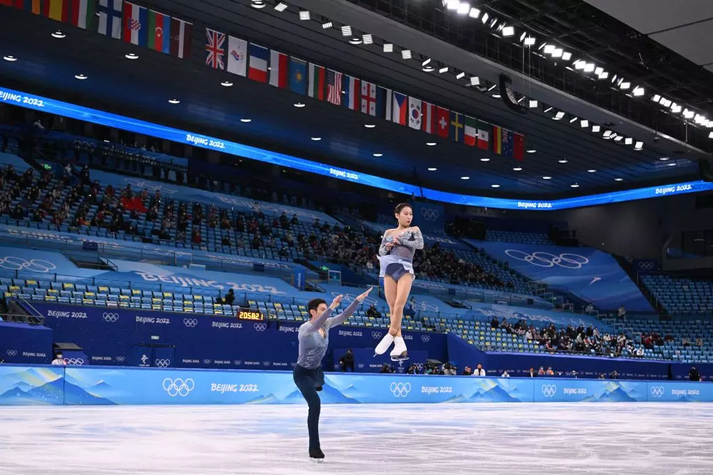 Cheng Peng, Yang Jin Figure Skating Beijing 2022 OWG ©Getty 1238588486