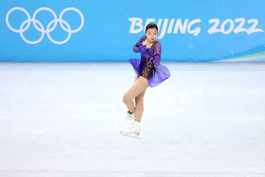 Kaori Sakamoto Figure Skating Beijing OWG 2022©Getty Images 1369054554