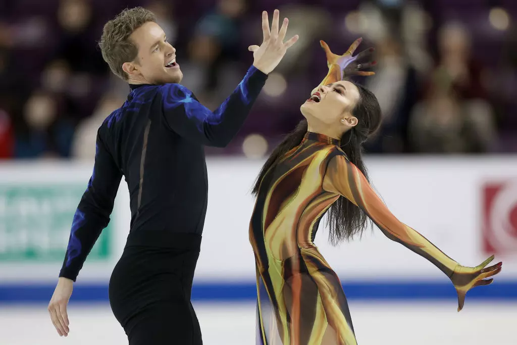 Chock and  Bates (USA) ISU Four Continents Championships Colorado (USA) GettyImages 1465399149
