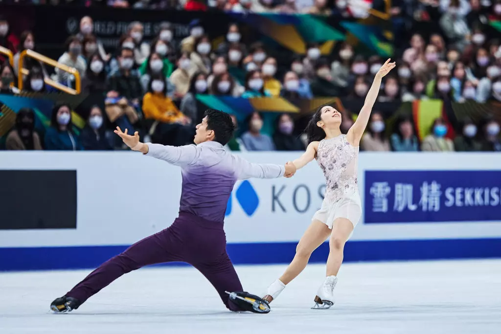 Kana Muramoto and Daisuke Takahashi (JPN) ISU World Figure Skating Championships Saitama (JPN) ISU 1476079593